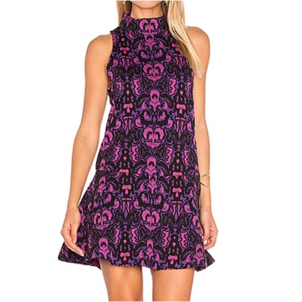 Free People Amelia Knit Mini Dress Sleeveless